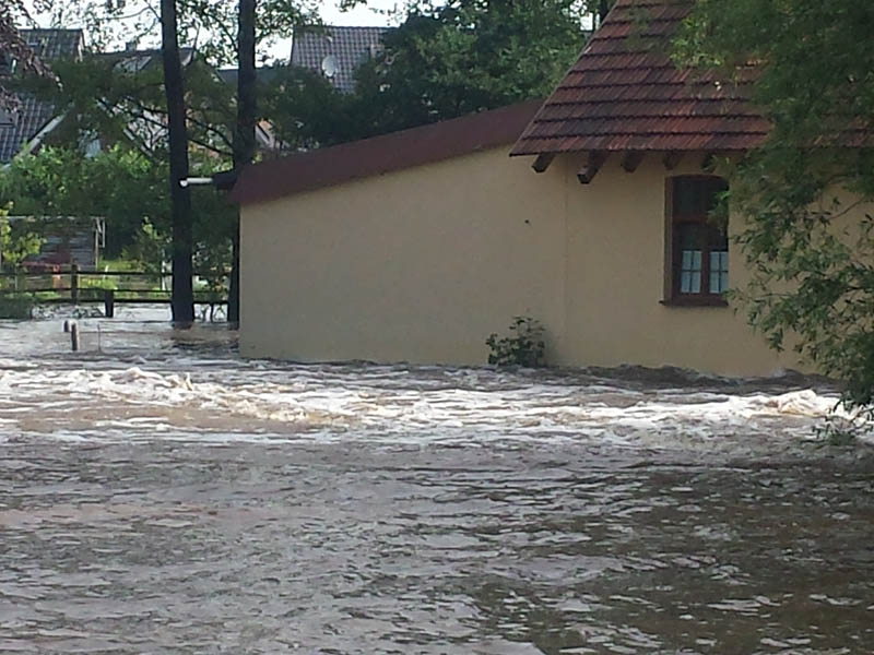 Schlossmühle Velen - Hochwasser